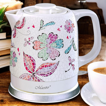 Электрочайник керамический Maestro MR-068 Flowers 1.5 л 1200 Вт