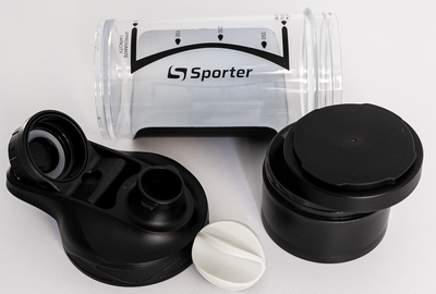 Шейкер Sporter 9022 500 мл Черный (4820249723494)