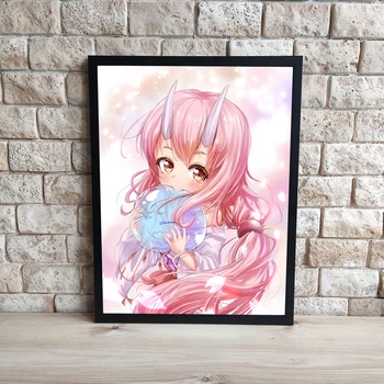 Интерьерная картина Аниме О моем перерождении в слизь Tensei Shitara Slime Datta Ken-5, 30х40 см