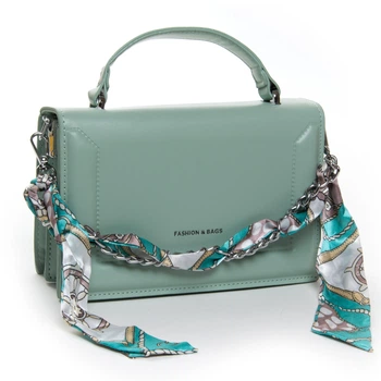 Жіноча сумка Fashion з подвійним відділенням і магнітним клапаном PR-250317-40086 зелений