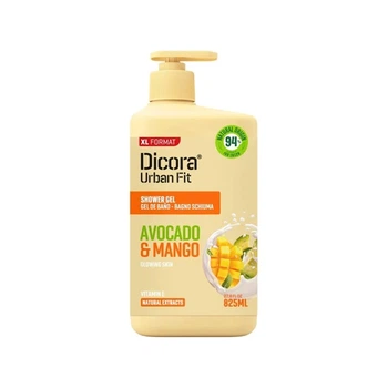 Гель для душа Dicora Urban Fit с витамином Е Манго и авокадо 825 мл