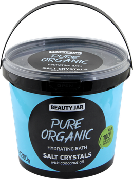 Кристаллы Beauty Jar соляные для ванны Pure Organic 1200 г
