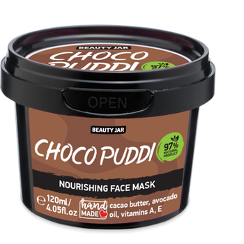 Маска Beauty Jar для обличчя антивікова живильна Choco Puddy 120 мл