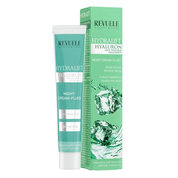 Ночной крем-флюид Revuele Hydralift Hyaluron для лица 50 мл