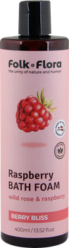 Пена для ванны Folk&Flora Малина 400 г