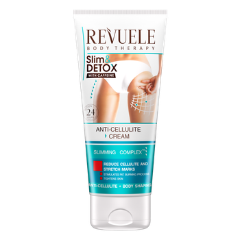 Антицелюлітний крем Revuele Slim & Detox з кофеїном 200 мл