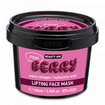 Ліфтинг-маска Beauty Jar для обличчя Pink Berry 100 мл