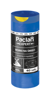 Пакеты для мусора Paclan Expert 60 л х 40 шт