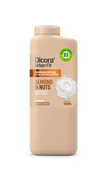 Молочко для тіла Dicora Urban Fit з вітаміном B Мигдаль і горіхи 400 мл