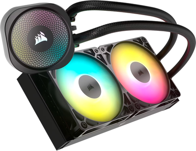 Система водяного охлаждения Corsair NAUTILUS 240 RS ARGB Liquid CPU Cooler Black (CW-9060092-WW)