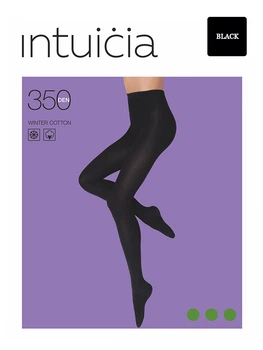 Жіночі колготки Intuicia Winter Cotton 350 Den 4р. black
