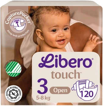 Подгузники Libero Touch 3 5-8 кг Размер 3 120 шт (7322542557365)