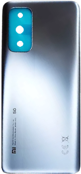 Задняя крышка Xiaomi Mi 10T /Mi 10T Pro /Redmi K30s серебристая Lunar Silver High Copy