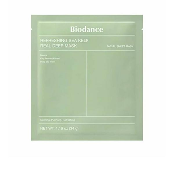 Гидрогелевая маска с коллагеном Biodance Refreshing Sea Kelp Real Deep Mask 1шт