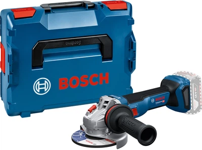 Аккумуляторная бесщеточная угловая шлифмашина Bosch GWS 18V-11 S+L-BOXX 136 (06019N4001)