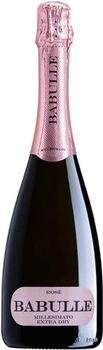 Вино игристое Babulle Millesimato Rosato розовое экстра сухое 0.75 л 11.5% (8021230000440)
