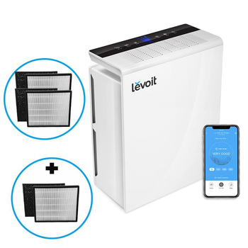 Воздухоочиститель SMART Levoit LV-H131s, HEPA фильтр, управление через Wi-Fi, дистанционное управление, дополнительный фильтр в комплекте, защита от пыли, аллергенов и бактерий