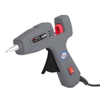 Пистолет клеевой 20 (65) Вт 230 В под стержни 7-7.5 мм 5-13 г/мин Intertool (180-195°C)