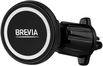 Автотримач для телефона Brevia AirVent Ultra MagCircle Black (48010BR)