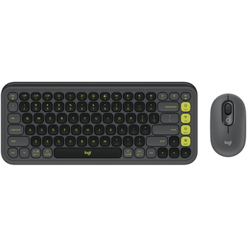 Комплект (клавиатура, мышь) беспроводной Logitech Pop Icon Combo Graphite (530337)