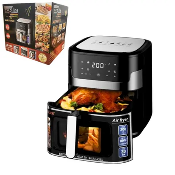 Фритюрница без масла Zepline ZP-109 3500W сенсорная аэрофритюрница мультипечь безмасляная с таймером 10,5л