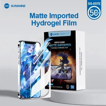 Гидрогелевая бронепленка для телефона Sunshine SS-057E матовая (Korea) пачка 50шт