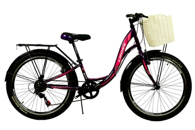 Велосипед Cross Betty 24 "11" Фіолетовий-Рожевий