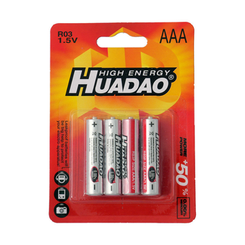 Батарейка Huadao R03 1.5V AAA 4 штуки\блістер