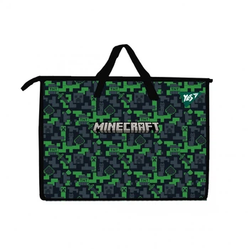 Папка портфель для трудів Yes Minecraft Майнкрафт з ручками (492281)