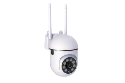 Вулична камера відеоспостереження PTZ WiFi A1 V380Pro поворотна 2 мп з мікрофоном і динаміком Біла (127-14-16971)