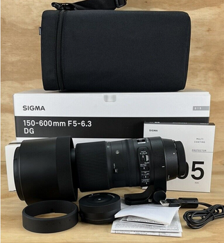 Долгофокусный объектив Sigma AF 150-600mm f/5-6,3 DG OS HSM C Nikon F