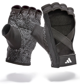 Перчатки для фитнеса Adidas Women's Training Gloves р. L (ADGB-15023BK) Black/Grey