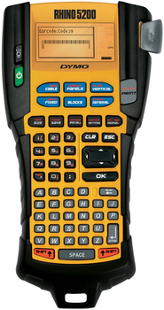 Принтер етикеток Dymo Rhino 5200 Hard Case Kit Yellow (S0841400)