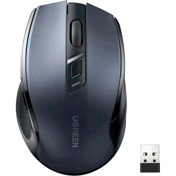 Мышь Ugreen MU006 Ergonomic Black (15063) [128621]