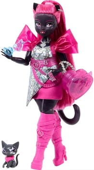 Лялька Монстер Хай Кетті Нуар з вихованцем Monster High Catty Noir with Pet Cat Amulette Mattel (HXH76)