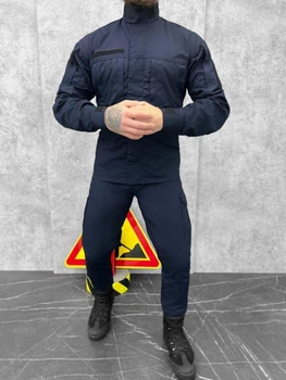 Форменный костюм из армейской саржи Blue XXL