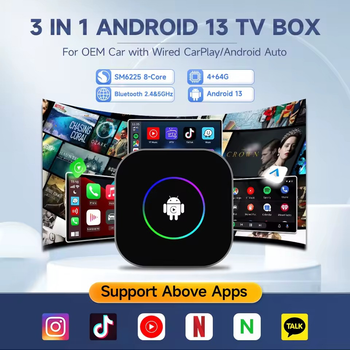 Приставка в авто CarlinKit R2 Tbox Ambient перегляд YouTube через CarPlay
