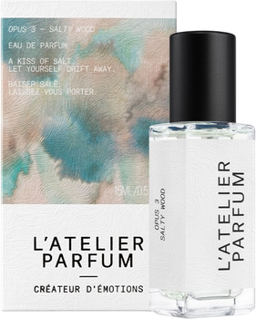 Мініатюрна Парфумована вода для чоловіків L'Atelier Parfum Salty Wood 15 мл (3760383780018)