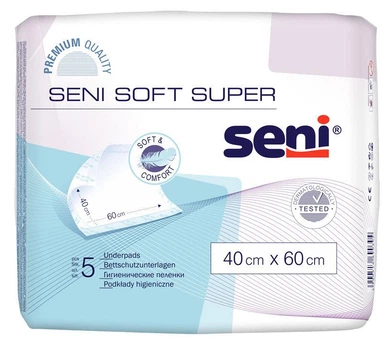 Пеленки для взрослых Seni Soft Super 40x60 см 5 шт
