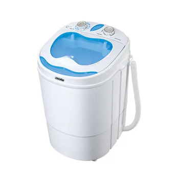 Портативная стиральная машинка с вертикальной загрузкой MESKO MS 8053 White 400 Вт переносная полуавтомат для дачи без водопровода с загрузкой до 3 кг с сушкой
