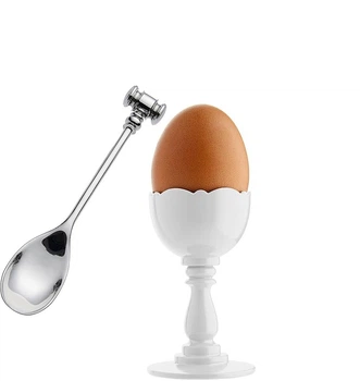 Подставка для яйца с ложкой Alessi Dressed 8,2 см (MW14)