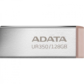 USB флеш накопитель ADATA 128GB UR350 Silver/Beige USB 3.2 (UR350-128G-RSR/BG) (246425)