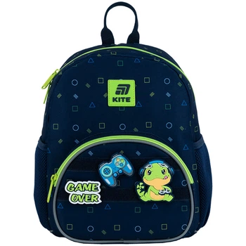 Рюкзак для детского сада Kite Kids Dino Gamer K25-2727XS-5 XS(100 - 115 см) 30х23х12 синий