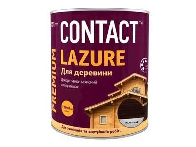 Лазур CONTACT 0,75л для деревини Палiсанд
