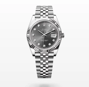 Часы Datejust 41 мм Темно-серый циферблат (126334)