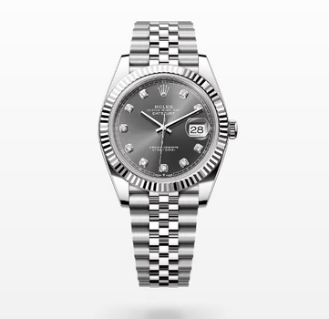 Часы Datejust 41 мм Темно-серый циферблат (126334)