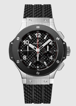 Часы в стиле Hublot Big Bang 44 мм Карбоновый циферблат (301.SB.131.RX)