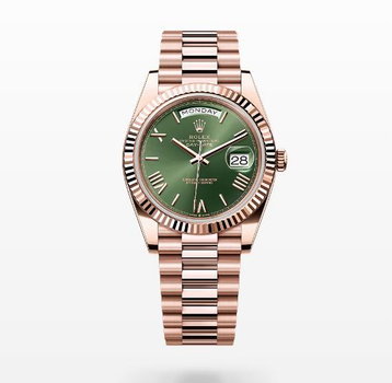 Часы Rolex Day-Date 40 мм Оливковый циферблат (228235)