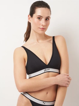 Бюстгальтер без косточек Puma Women Padded Triangle Top 93898201 L Black (8720245809009)