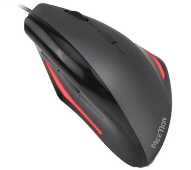 Дротова вертикальна миша MEETION MT-M380 100мА Black